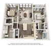 two bedroom floorplans in fort worth apartments